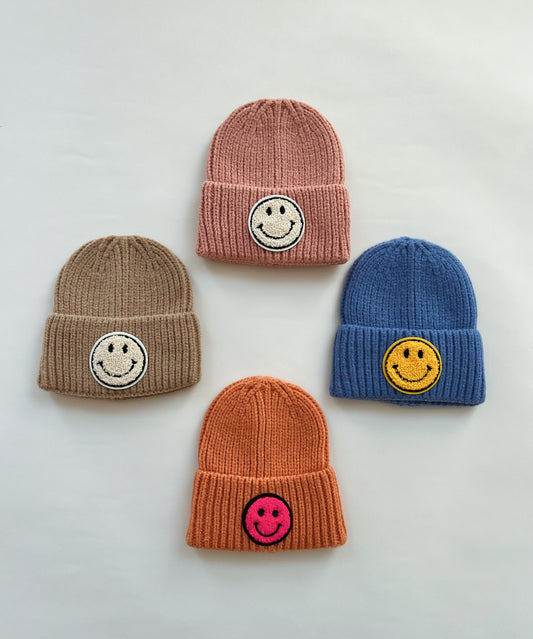 Smiley Beanie | Color Block