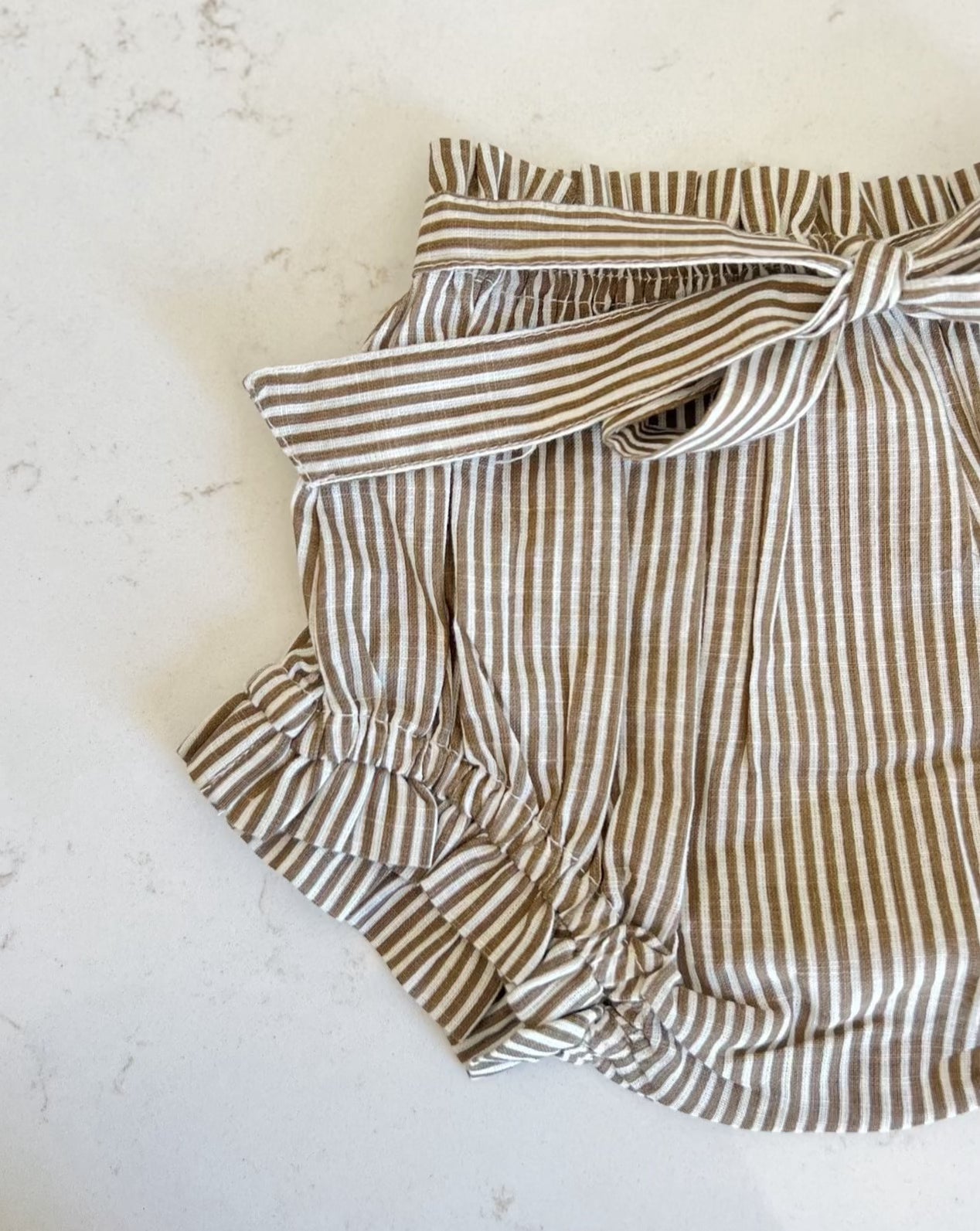 Bloomers in Taupe Stripe