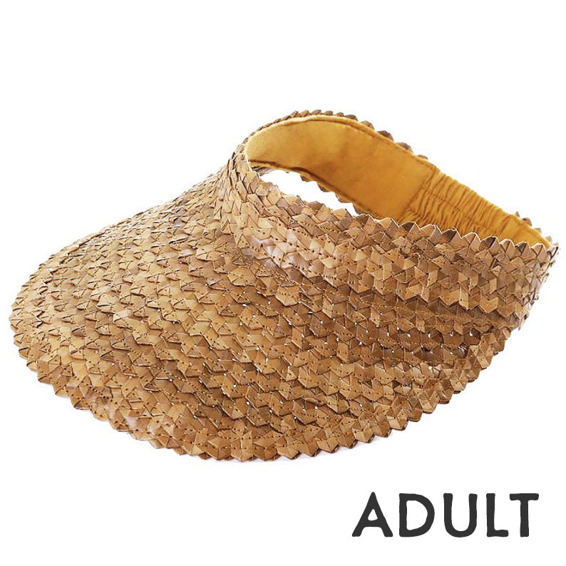 Straw Visor | Adult