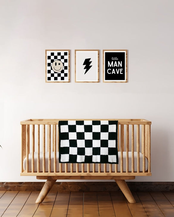 Fuzzy Blanket | Checkered