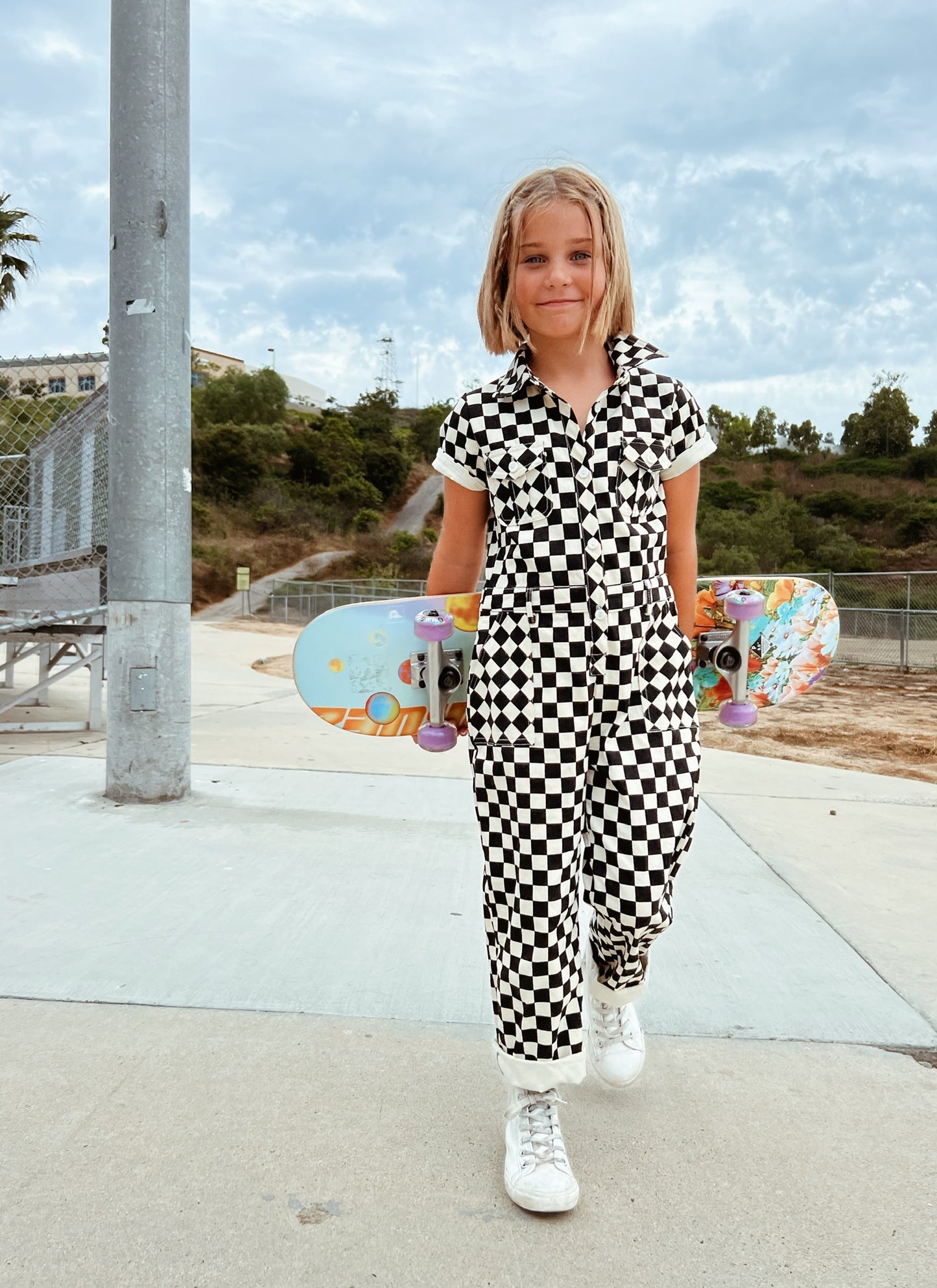 Harper Jumpsuit in Black & White