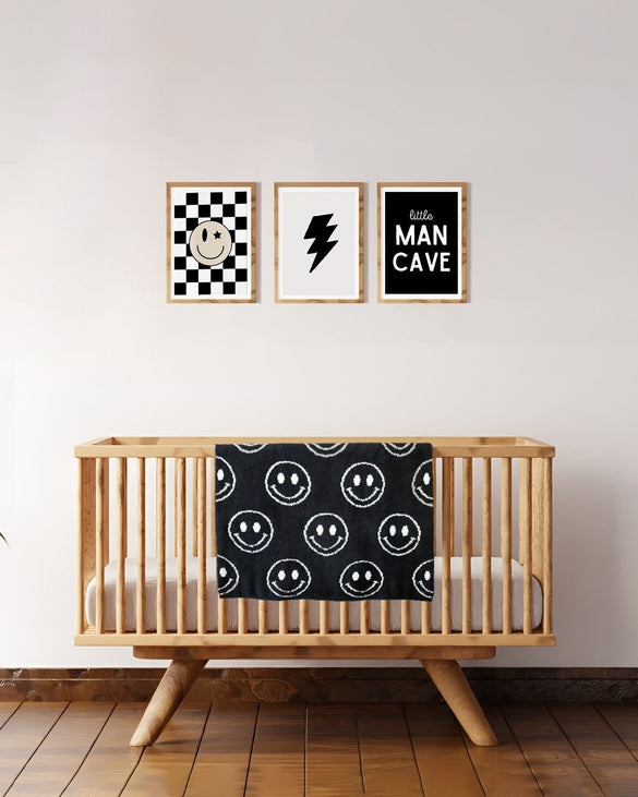 Fuzzy Blanket | Smiley