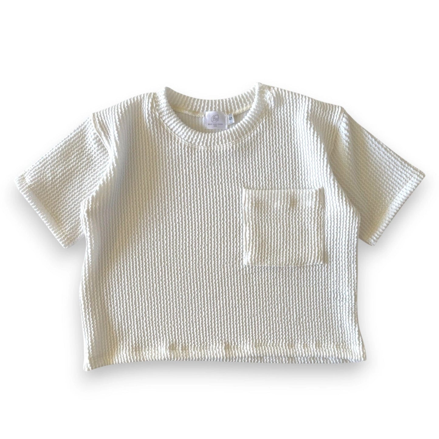 Wavy Rib Oversized Tee