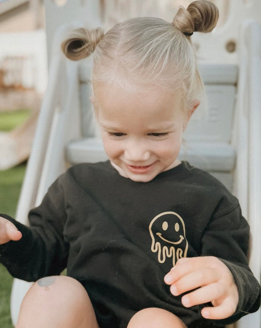 Smiley Drip Pullover