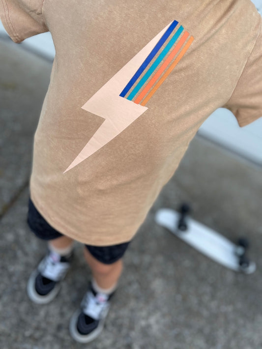 Retro Lightning Bolt Tee