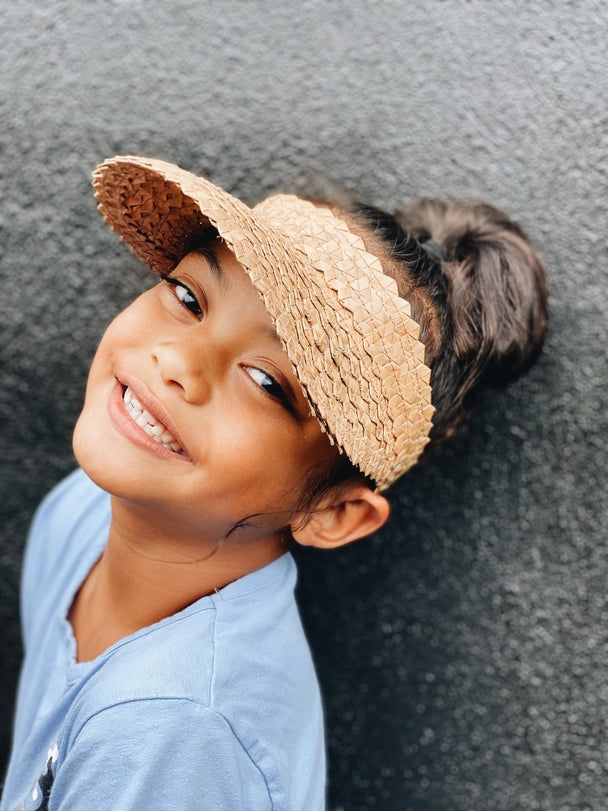 Straw Visor | Kids