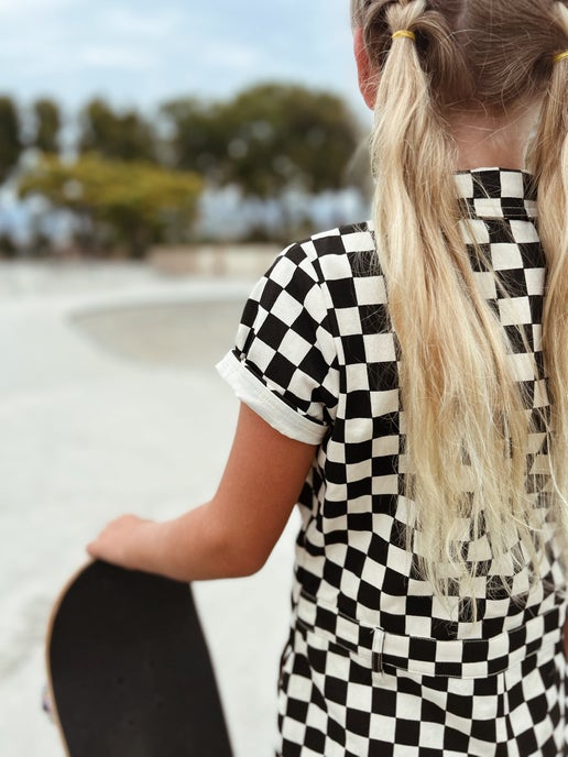 Harper Jumpsuit in Black & White