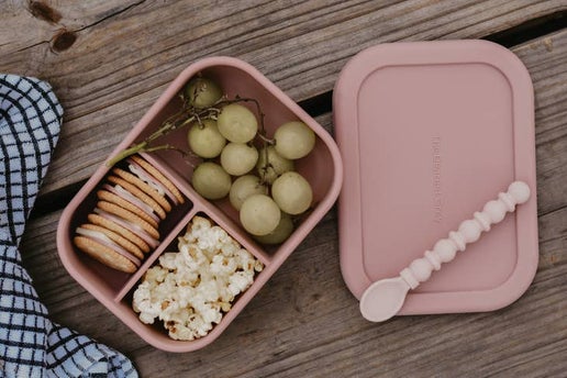 Silicone Bento Box | Rosewood