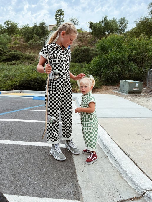 Harper Jumpsuit in Black & White