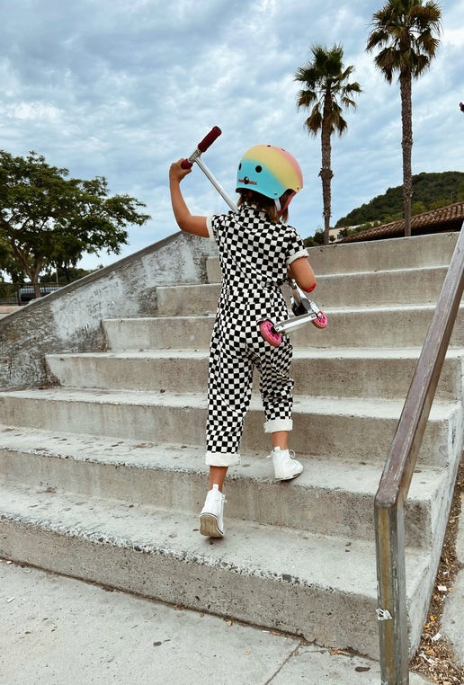 Harper Jumpsuit in Black & White