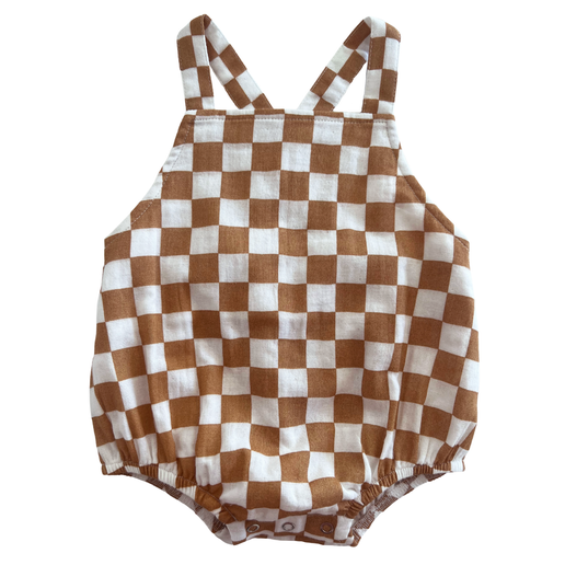 August Sunsuit in Checkerboard