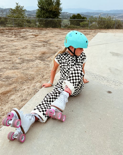 Harper Jumpsuit in Black & White