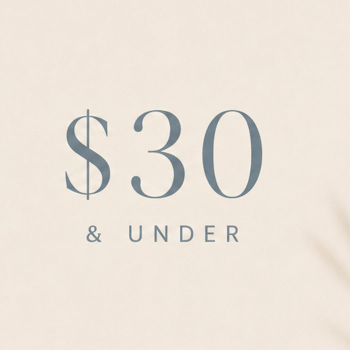 $30 & under