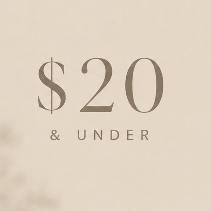 $20 & under