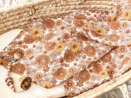 Muslin Swaddle | 70's Floral