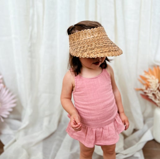 Peplum Set in Rosy