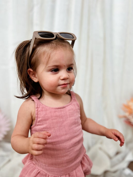 Peplum Set in Rosy