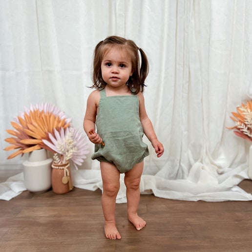 August Sunsuit in Sage