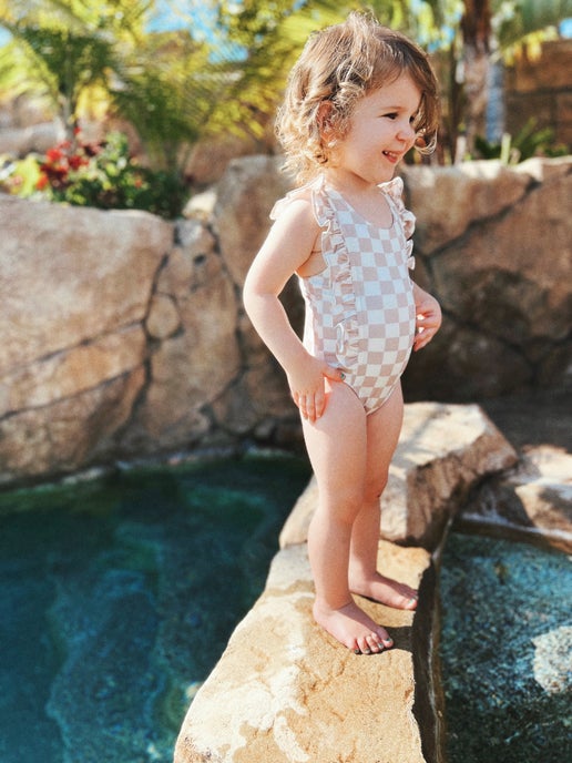 Checkerboard Swimsuit